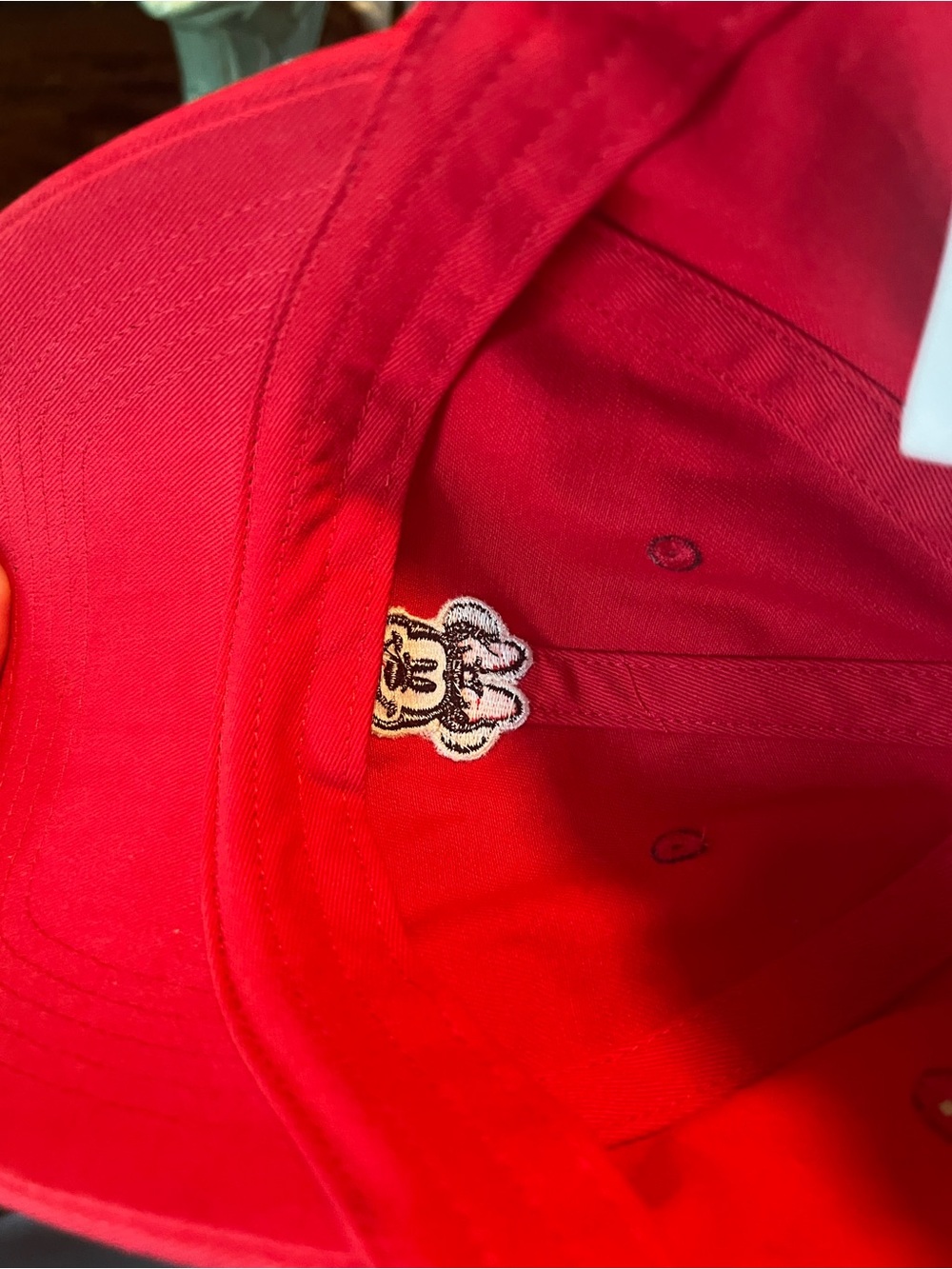 GAP Red Minnie Mouse Baseball Cap - Picture 5 of 7
